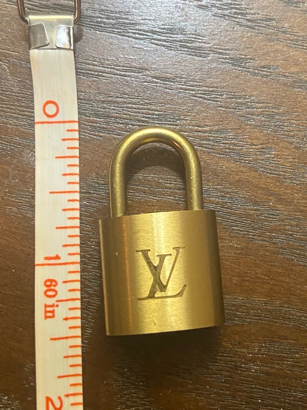 Louis Vuitton Gold-Tone Padlock with Two Keys